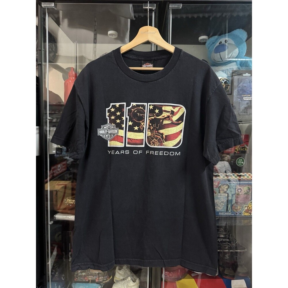 2013 Harley Davidson Wisconsin Black Tee Sz L